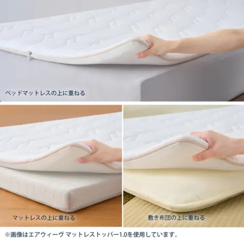 マットレストッパー(パッド)の使い方の解説画像