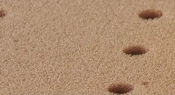 通気孔があるウレタン画像