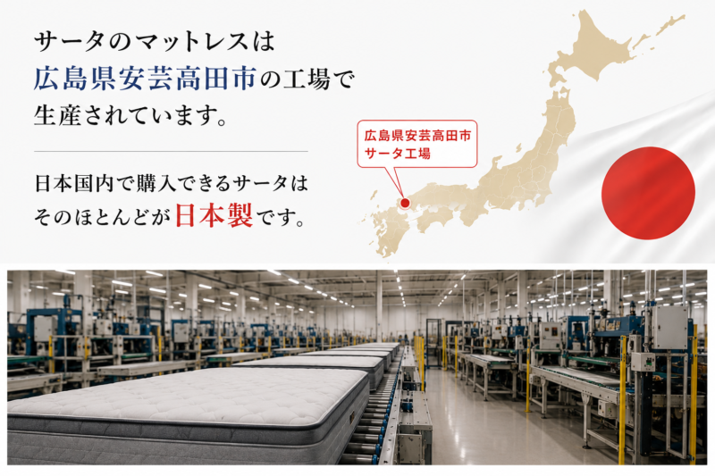 サータが日本製であることを解説した画像